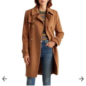 Lauren Ralph Lauren Wool Blend Trench Coat